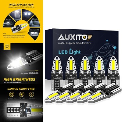 #ad 12V T10 AUXITO COB Filament LED Car Reading DRL Turn Signal LED Bulb White Light GBP 6.99