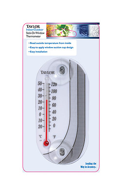 Taylor 4 in. Indoor and Outdoor Tube Thermometer 4763 $5.99