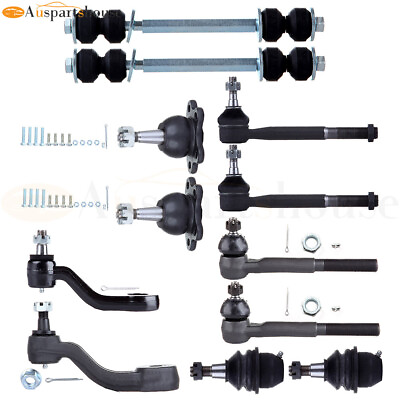 #ad 12pcs Ball Joints Sway Bar Tie Rod End Suspension Fits 95 2000 Chevy Tahoe K6447 $78.74