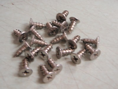 #ad SCREWS FLAT HEAD #10 X 1 1 4quot; STAINLESS SELF TAPPING 20 PAC 00721 HARDWARE BOAT $6.22