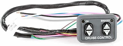 #ad ROSTRA® 250 3592 UNIVERSAL DASH MOUNT LIGHTED CRUISE CONTROL SWITCH OPEN CIRCUIT $79.00