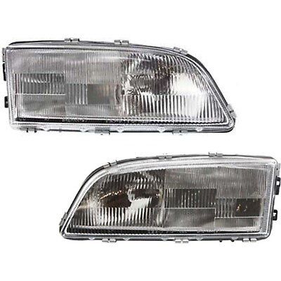 #ad Headlight Set For 98 2002 Volvo V70 98 2000 S70 Left amp; Right Side w bulb $189.07