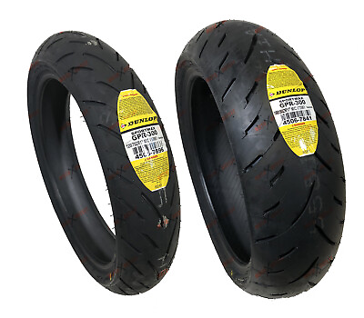 #ad #ad Dunlop Sportmax 190 50ZR17 120 70ZR17 Front Rear Motorcycle Tires GPR 300 $222.78