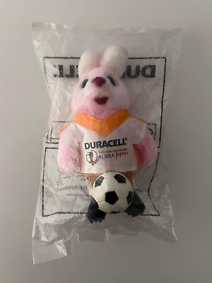 #ad 2x Rare Bunny Rabbit Pink Mascot DURACELL Korea Japan 2002 FIFA World Cup $75.00