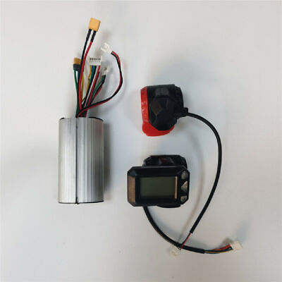 #ad 24V Electric Scooter Brushless Motor LCD Display Accelerator Throttle Controller $33.31