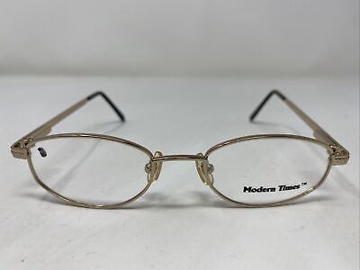 #ad Modern Times FOCUS GOLD 48 18 135 Metal Full Rim Eyeglasses Frame UP02 $50.00