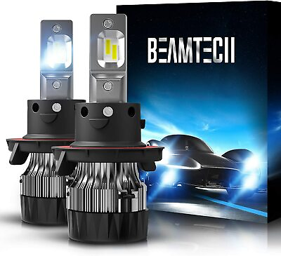 #ad 60W 10000LM MINI LED headlight Bulbs H13 9008 High Low Beams 6500K XENON White $31.49