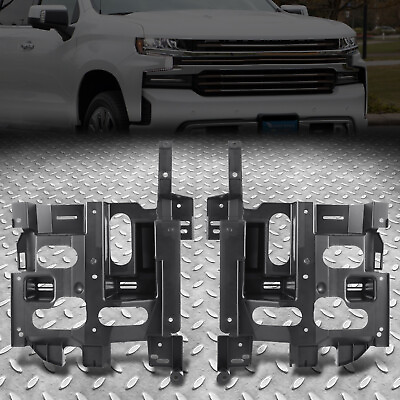 #ad #ad For 03 07 Chevy Silverado Avalanche Left amp; Right Side Headlight Mount Brackets $48.88