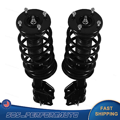 #ad Black Front Shock Struts Coil Springs Fit for 07 15 Lincoln MKX 07 14 Ford Edge $124.16