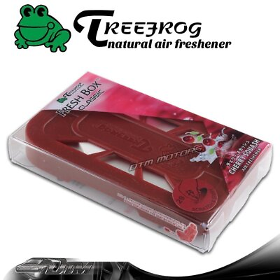 #ad 1X Cherry Squash TreeFrog Tree Frog Natural Xtreme Fresh Box Car Air Freshener $7.99