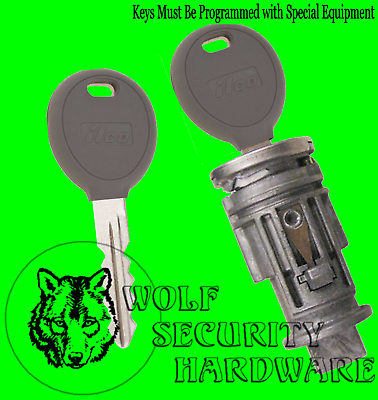 #ad Chrysler Dodge Jeep Ignition Key Switch Lock Cylinder 2 Transponder Chip Keys $58.96