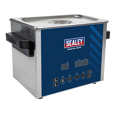 Sealey SCT03 Ultrasonic Parts Cleaning Tank 3L GBP 275.70