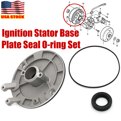 For Honda CRF50F CRF70F XR50R XR70R CT70 Ignition Stator Base Plate Seal O ring $21.39