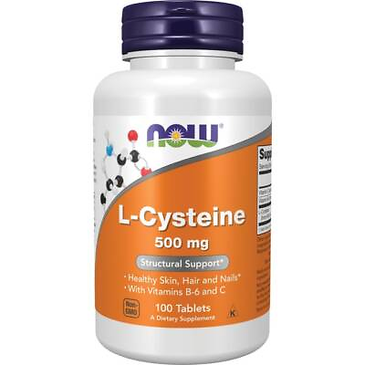 #ad #ad NOW Foods L Cysteine 500 mg 100 Tabs $13.84