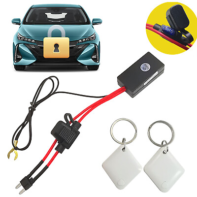 #ad #ad Wireless Immobilizer Car Engine Lock Anti Hijacking Auto Intelligent Alarm S1H7 $24.59
