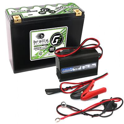 #ad BRAILLE AUTO BATTERY Green Lite Lithium G SBC40 Battery Charger G SBS40C $877.17
