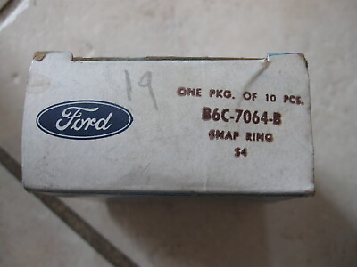 #ad #ad OEM NOS Lot of 9 Ford Spacer Snap Ring transmission Bearing MDG pn# B6C 7064 B $17.99