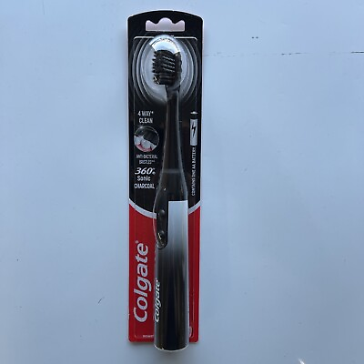 #ad Colgate 360 Power Charcoal Battery Toothbrush Black 1 Pack $10.33