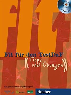#ad Fit Fur Den Testdaf: Pack Ubungsbuch Losungsheft 2 Cds Ge ACCEPTABLE $45.19