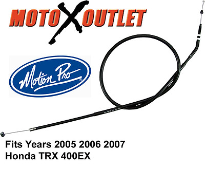 Honda 400EX Clutch Cable 2005 2006 2007 TRX 400 EX Motion Pro $12.99