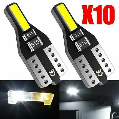 #ad 10x T10 W5W 501 194 7020SMD LED Car CANBUS Error Free Wedge Light Bulb White Hot $2.48