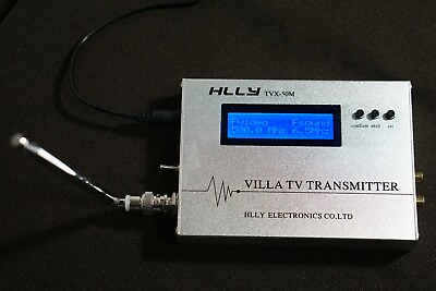 #ad HLLY TVX 50M VHF UHF Analog tv transmitter Power Antenna Silver $108.00