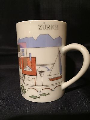 #ad Vintage Suisse Langenthal Demitasse Espresso Cup Zurich Switzerland Coffee Cafe C $16.97