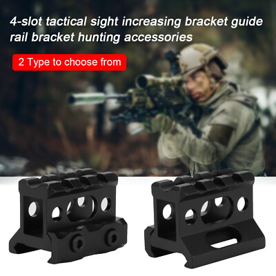 #ad Tatical Picatinny Riser Mount 1quot; High Profile Rail Mount for Red Dot Scope Sight $8.99