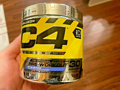 #ad #ad CELLUCOR C4 ORIGINAL EXTREME PRE WORKOUT ICY BLUE RAZZ 30 SERVINGS $24.00