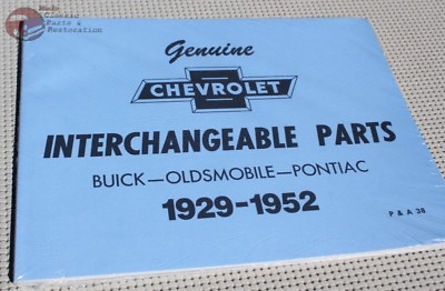 #ad Chevy GM Parts Interchange Part Number Reference Guide Book Catalog $30.39
