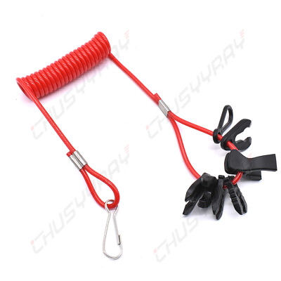 Boat Kill Engine Stop Switch Safety Lanyard Clip For Yamaha Outboard Motor New $4.38