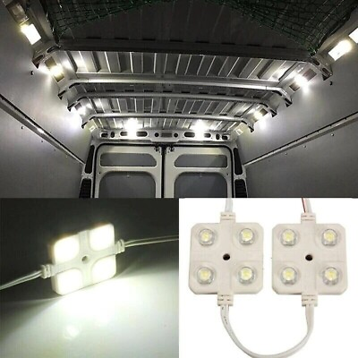 #ad Bright Interior LED Van Load Bay Light Kit 12v Commercial Vehicle Lighting GBP 14.99