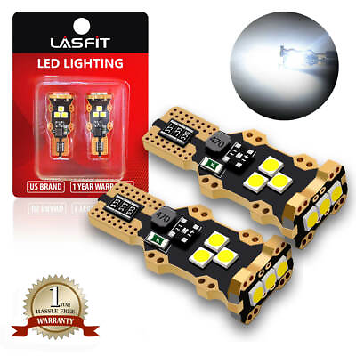#ad LASFIT LED Reverse Back Up Light Bulb 921 912 W16W T15 906 916 Super White 6000K $14.99