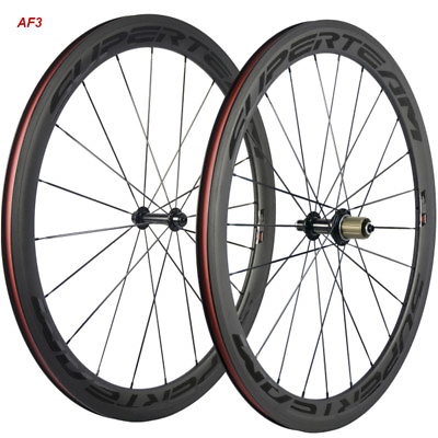 USA Superteam Carbon Wheelset Clincher Road Wheel Touring For Shiman0 10 11Speed $358.00