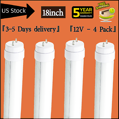 #ad 18Inch 4pcs LED Tube Light – Replace 15W Fluorescent Bulb F15T8 Daylight 5500K $42.21