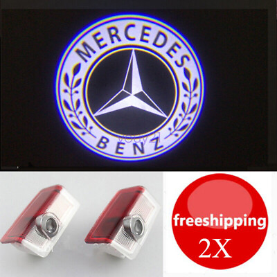 #ad 2X Laser LED Door courtesy Shadow Projector Light For Mercedes benz W205 C 2015 $16.95