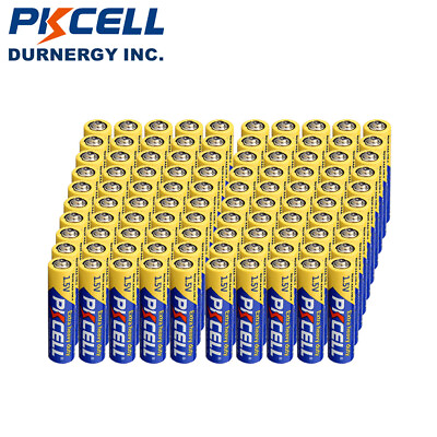 #ad 100pcs AAA Batteries Triple A 1.5V Cell R03P UM4 E92 Zinc Carbon for Remote $17.69
