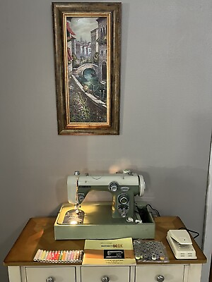 #ad polaris new home sewing machine model 670. very good condion Tested $245.00