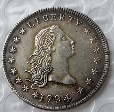 #ad Rare 1794 Liberty Flowing Hair American US Dollar Restrike Coin. Explore now $27.80