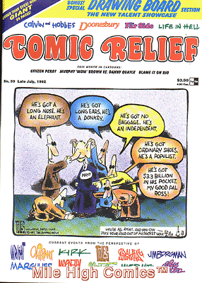 #ad COMIC RELIEF MAGAZINE 1989 Series #39 Very Fine $7.80