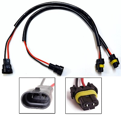 #ad HID Kit Extension Wire P 9140 Two Harness Fog Light Bulb Xenon Plug to Ballast $10.45