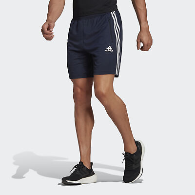 #ad adidas men Primeblue Designed to Move Sport 3 Stripes Shorts $20.00