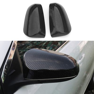 #ad Carbon Fiber Color Rearview Mirrors Trim Cover Fit for Toyota Camry 2012 2017 $28.49