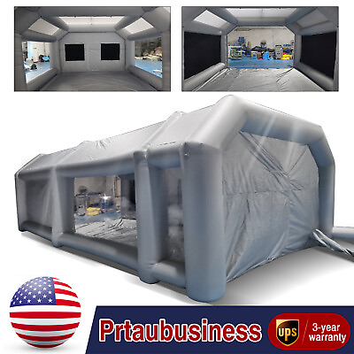 #ad Inflatable Spray Tent Booth Paint Car Paint 26#x27;x13#x27;x10#x27; 2 Filtration System $639.01