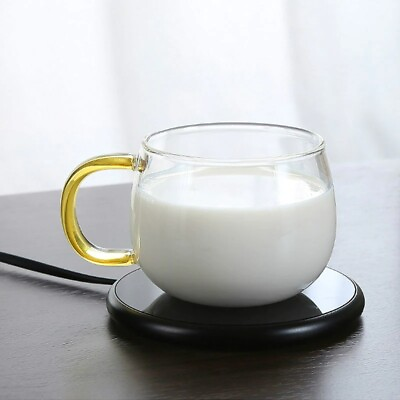 #ad Warmer Coffee Cup Mug Milk Tea Heater Pad Electric Office Home Plate Heating $25.00