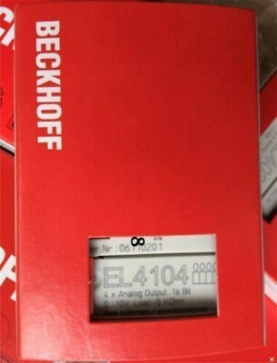 #ad Beckhoff EL4104 Channel Analog Output Module New in Box Fast Free Shipping $725.88