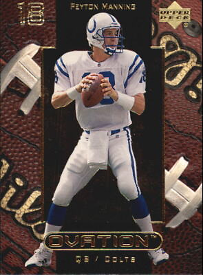#ad 1999 Upper Deck Ovation Football Card #23 Peyton Manning $1.75