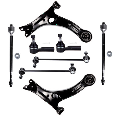 #ad Front Lower Sway Bars Control Arms Tie Rods Kit For Pontiac Vibe GT Wagon 4 Door $82.99