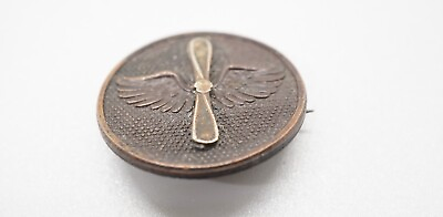 #ad #ad WWI Army Air Service Wings Enlisted Collar Disc RARE VARIETY PIN BACK $74.99