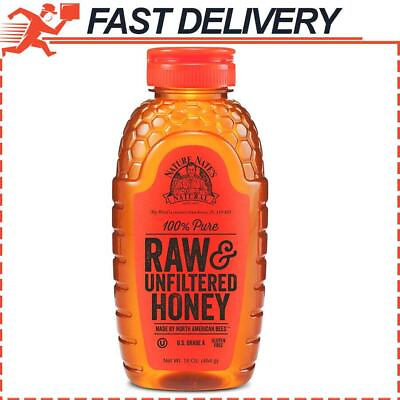 #ad Honey Nature Nate’s 100% Real Organic Raw Unfiltered Pure North American Honey $12.29
